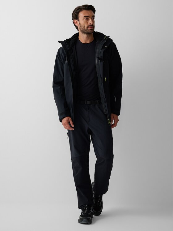 4F 4F Kurtka outdoor 4FRAW26TTJAM1354-20S Czarny Regular Fit