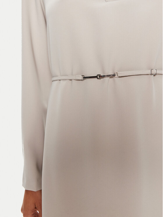 Calvin Klein Calvin Klein Vsakodnevna obleka K20K207152 Bež Regular Fit