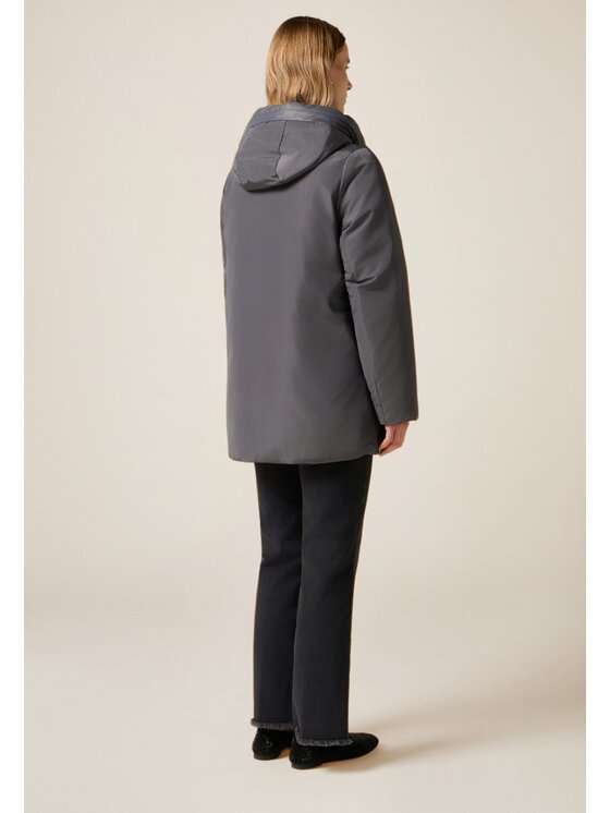 Oltre Oltre Giubbotto piumino F009R001490N023 Grigio Slim Fit