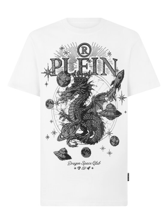 PHILIPP PLEIN PHILIPP PLEIN T-Shirt 31075 Biały Regular Fit