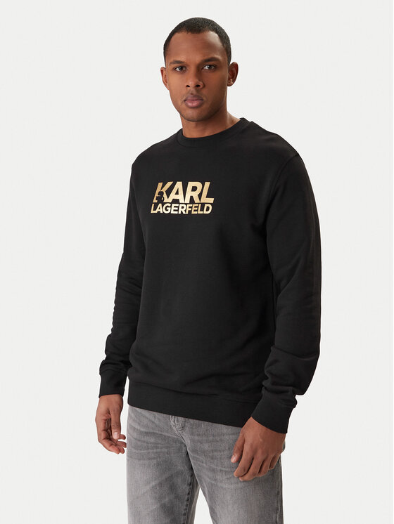 KARL LAGERFELD Bluză 705780 500917 Negru Regular Fit