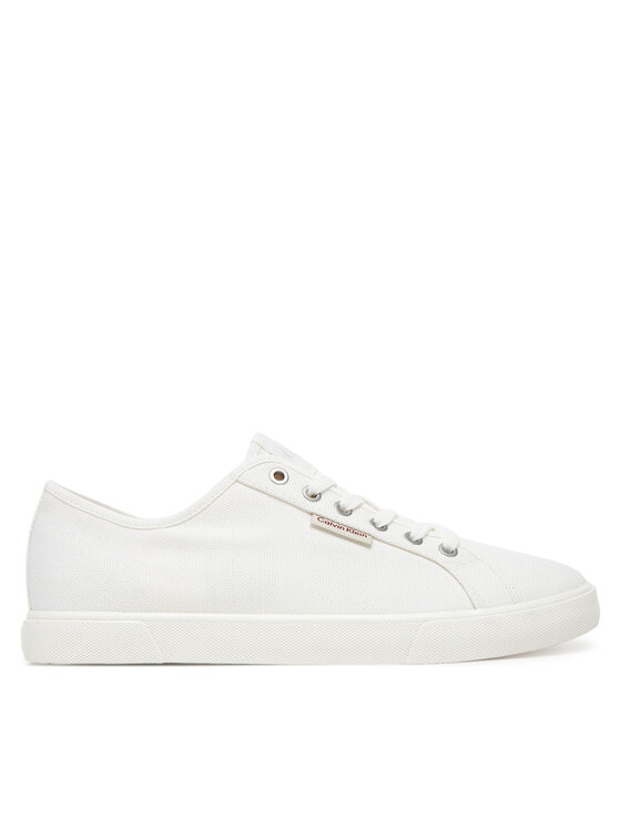 Calvin Klein Jeans Męskie Tenisówki, rozmiar 42, Białe, Ess Vulc Low Mg Cv YM0YM01301