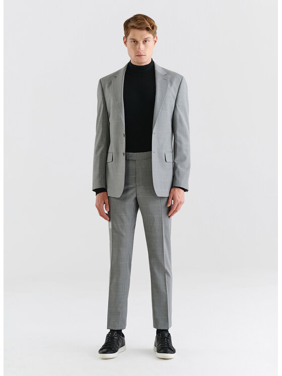 Pako Lorente Pako Lorente Marynarka P23SF-3G-011 Szary Slim Fit