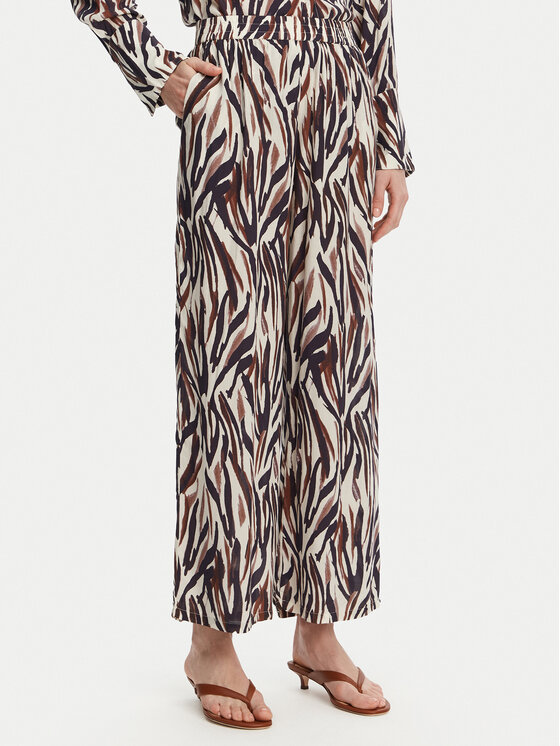 Selmark Selmark Комплект риза и платнени панталони BL676 Кафяв Relaxed Fit