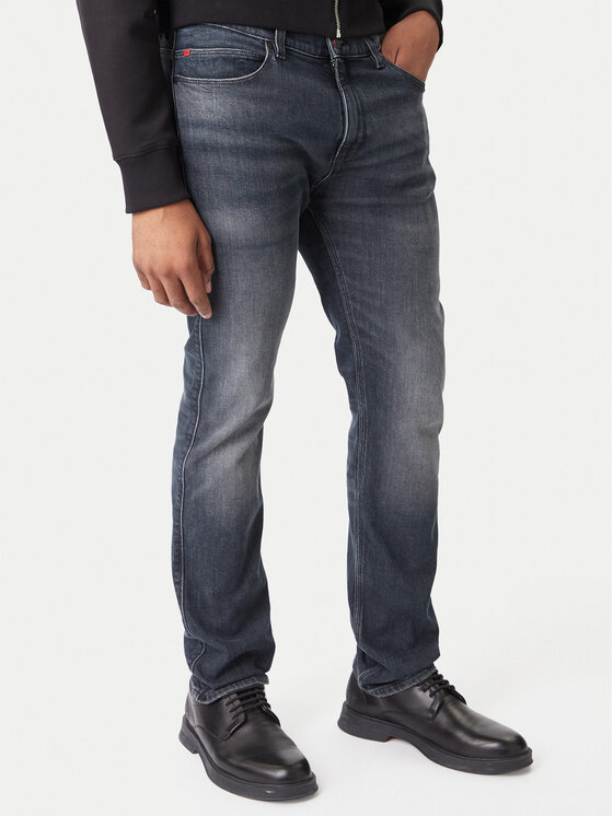 HUGO Hugo Jeansy 50517504 Šedá Slim Fit