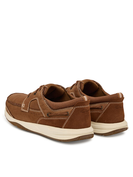 Clarks Clarks Κλειστά παπούτσια Sailview Lace 26176971 Καφέ