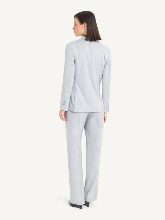KMX KMX Marynarka 108480017 Szary Fitted Fit