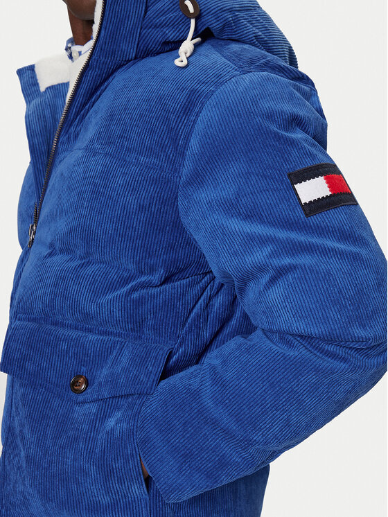 Tommy Hilfiger Tommy Hilfiger Vatovaná bunda MW0MW41361 Modrá Regular Fit