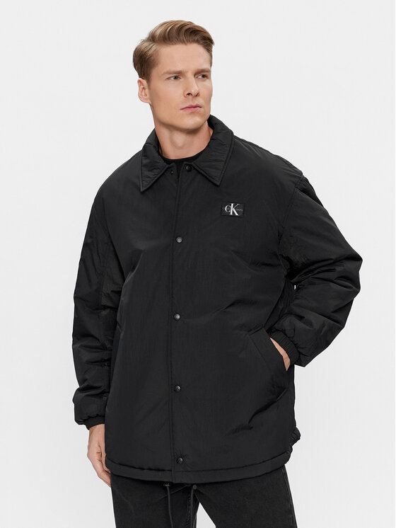 Calvin Klein Jeans Calvin Klein Jeans Μπουφάν μεταβατικό Skater J30J325281 Μαύρο Relaxed Fit