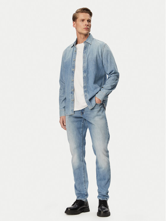 G-Star Raw G-Star Raw Jeansy 3301 51003-C052 Niebieski Tapered Fit
