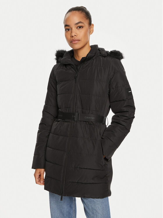 Calvin Klein Calvin Klein Télikabát K20K207726 Fekete Regular Fit