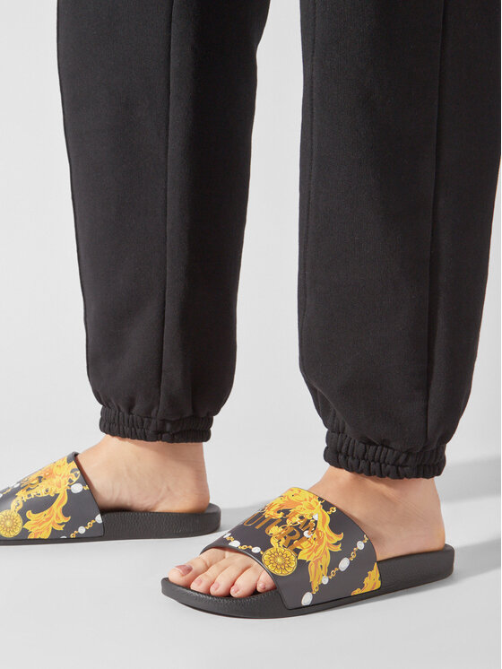 Versace Jeans Couture Versace Jeans Couture Šľapky 75VA3SQ3 Čierna
