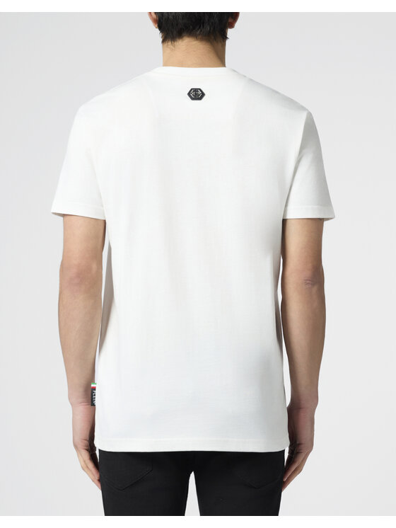 PHILIPP PLEIN PHILIPP PLEIN T-Shirt 30551 Biały Regular Fit