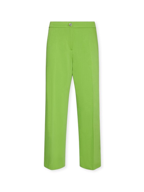 Elena Mirò Elena Mirò Pantaloni di tessuto P020P000470N0C5 Verde Cropp Fit