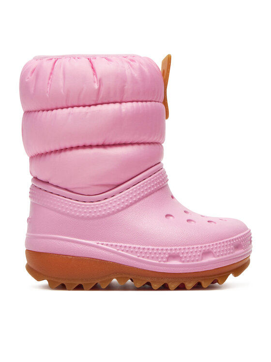 Crocs Crocs Μπότες Χιονιού Classic Neo Puff Boot T 207683 Ροζ