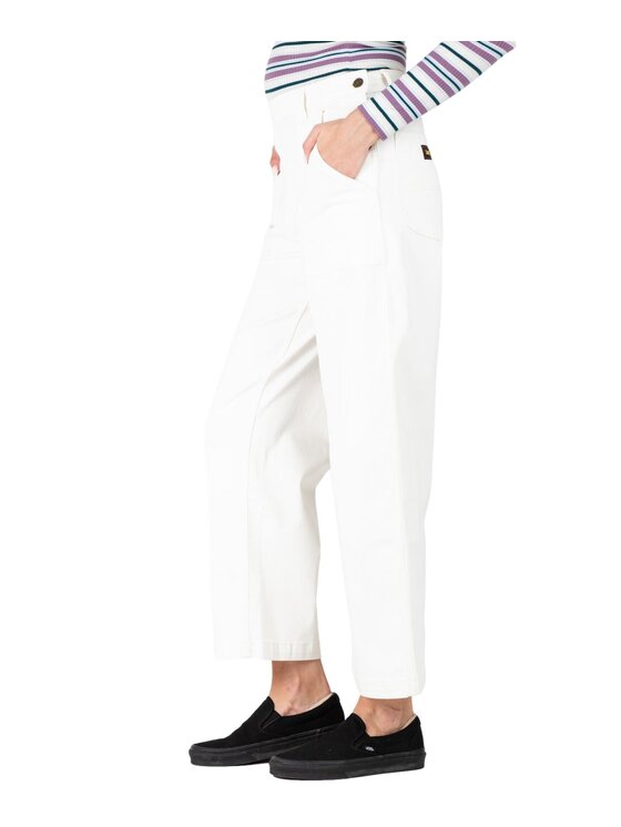 Lee Lee Jeansy L33FCEDN Biały Relaxed Fit