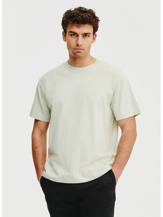 Pako Lorente Pako Lorente T-Shirt P25SF-TT-002 Zielony Oversize