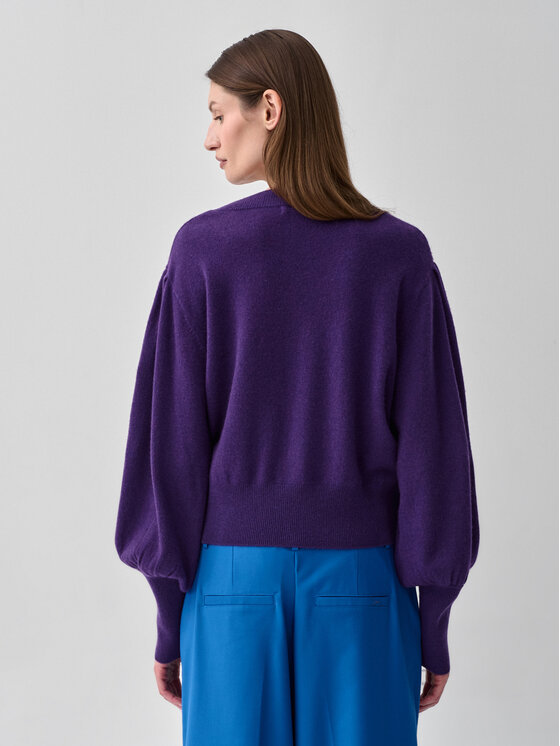 TATUUM TATUUM Sweter LILA B Fioletowy Fitted Fit
