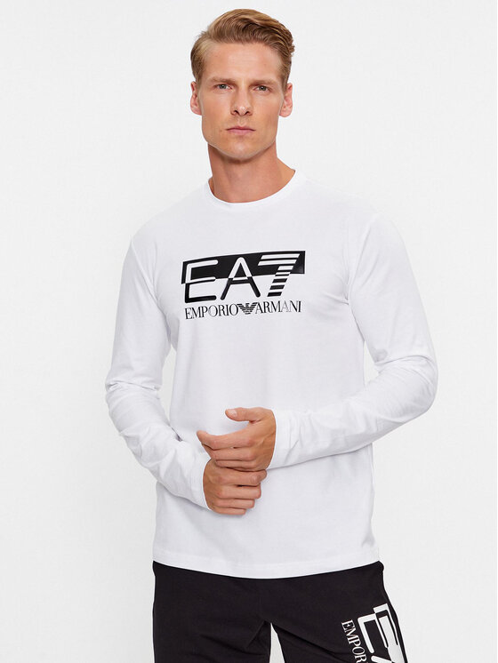 EA7 Emporio Armani EA7 Emporio Armani Longsleeve 6RPT64 PJ03Z 0100 Bianco Regular Fit