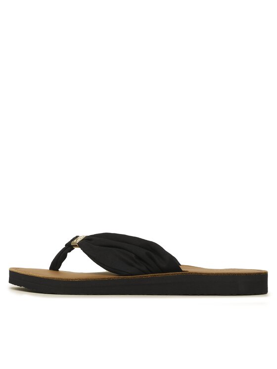 Tommy Hilfiger Tommy Hilfiger Šlepetės per pirštą Th Elevated Beach Sandal FW0FW06985 Tamsiai mėlyna