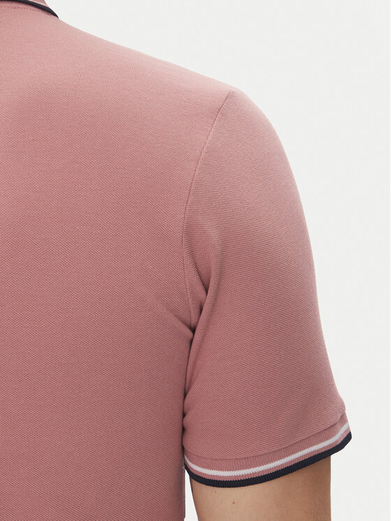 Lindbergh Lindbergh Polokošeľa 30-404010 Ružová Relaxed Fit