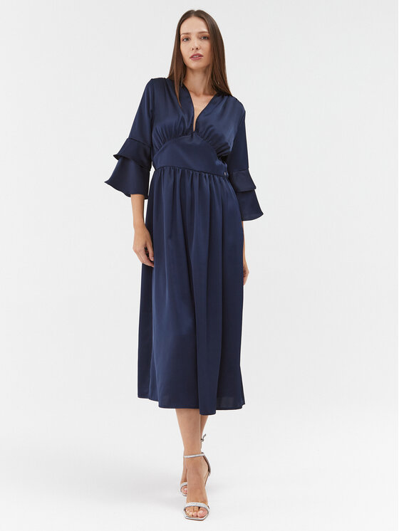 Please Please Abito da cocktail A1VAAYP000 Blu scuro Regular Fit