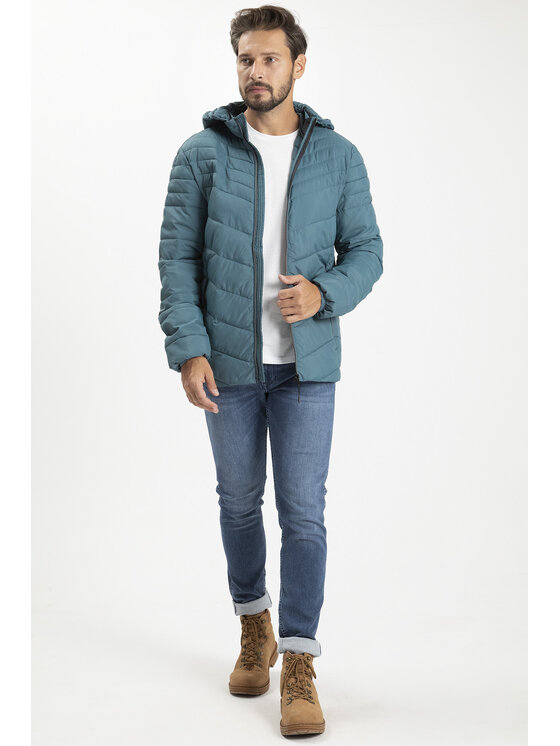 Cross Jeans Cross Jeans Kurtka przejściowa 40245-112 Zielony Regular Fit