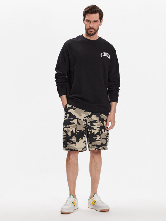 DC Shoes DC Shoes Mikina Jaakko ADYSF03107 Čierna Relaxed Fit