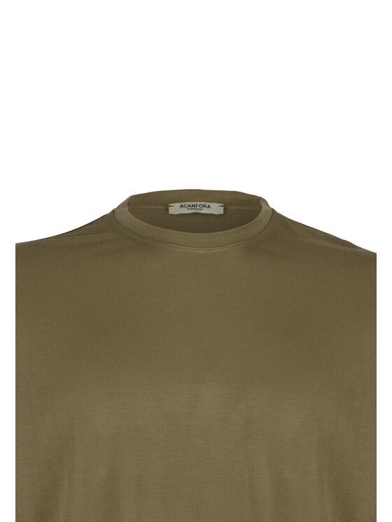 ACANFORA ACANFORA T-shirt ACA110-VER Verde Regular Fit