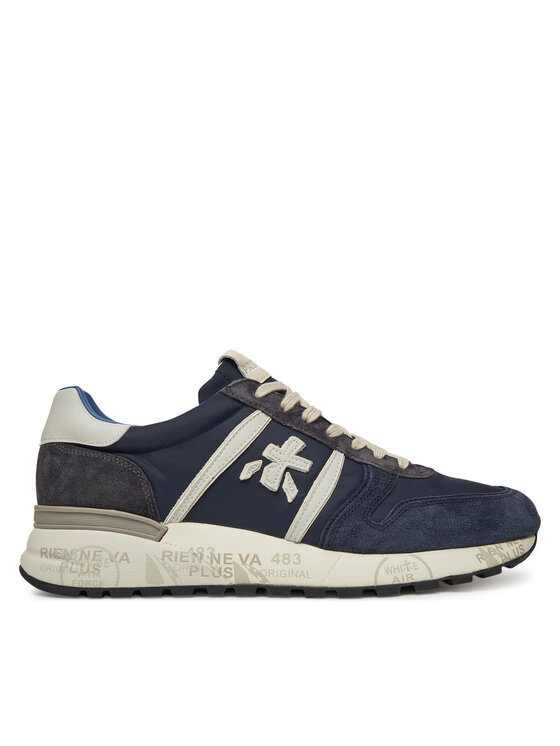 Premiata Premiata Sneakersy LANDER VAR 7204 Granatowy