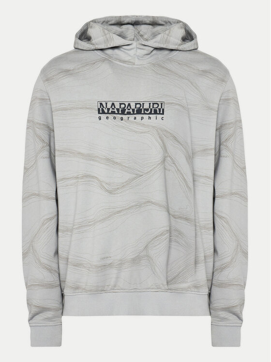 Napapijri Napapijri Bluza Cellini NP0A4ILR Szary Relaxed Fit