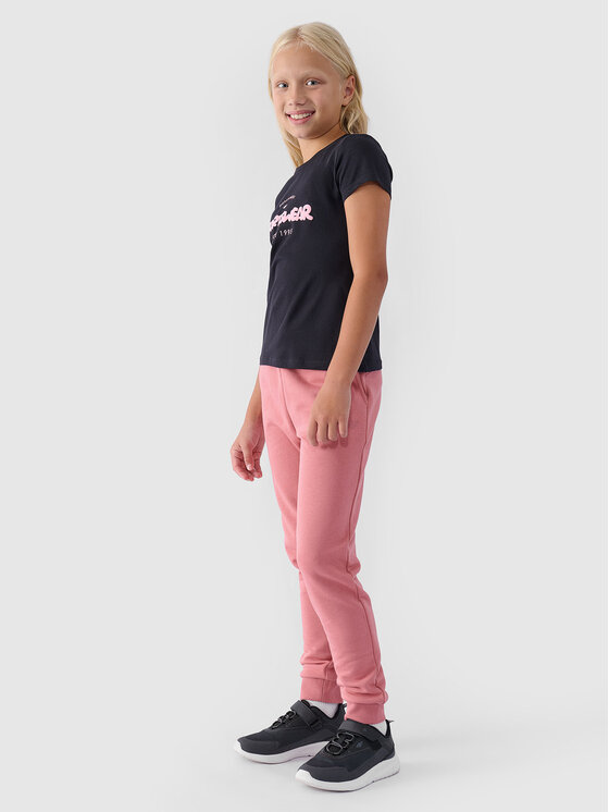 4F 4F Spodnie dresowe NOS Różowy jasny Regular Fit