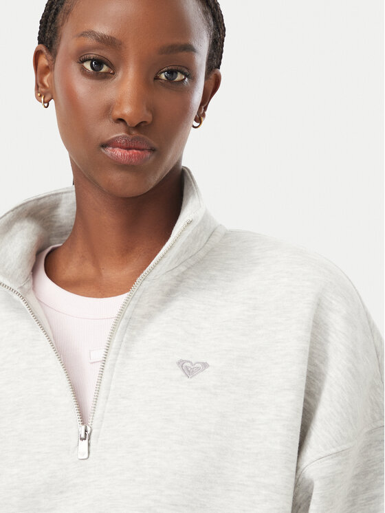 Roxy Roxy Felpa Everfree ERJFT05137 Grigio Regular Fit