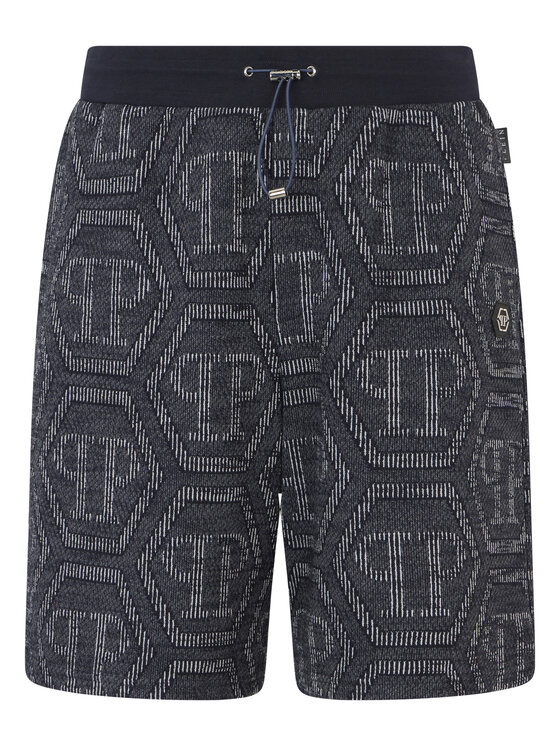 PHILIPP PLEIN PHILIPP PLEIN Szorty sportowe 29882 Granatowy Jogger Fit