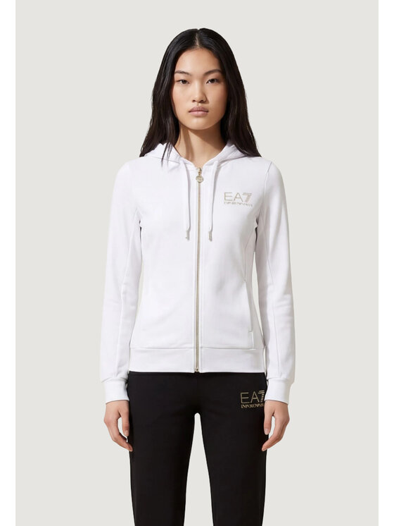 EA7 Emporio Armani EA7 Emporio Armani Trenirka 8NTV51 TJ9RZ Bela Mom Fit