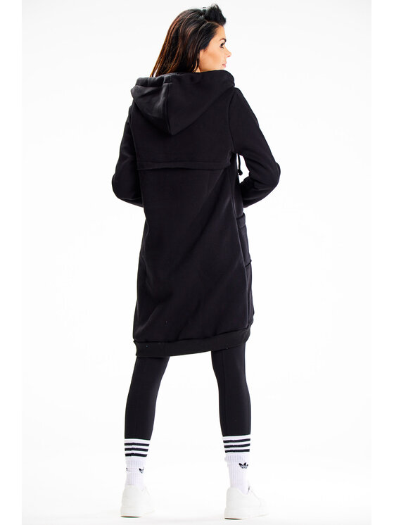 Infinite You Infinite You Mikina M334 Čierna Basic Fit