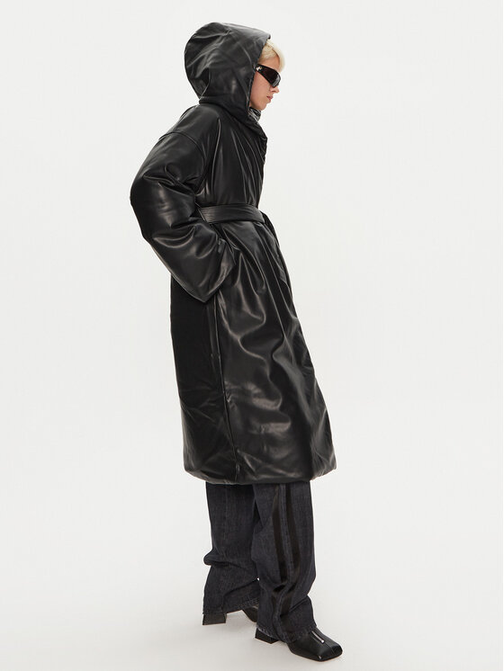 ROTATE ROTATE Cappotto di transizione 113855100 Nero Regular Fit