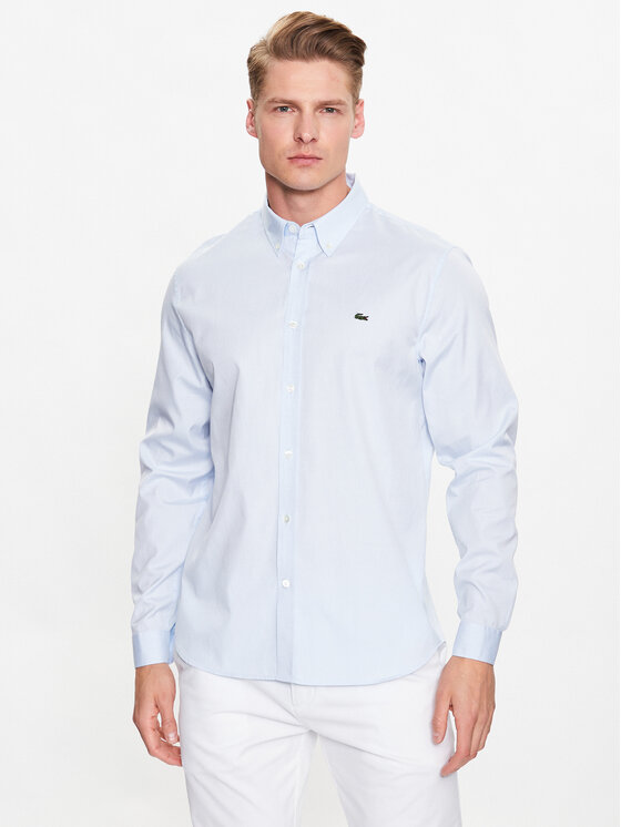 Lacoste Lacoste Košile CH2933 Světle modrá Regular Fit