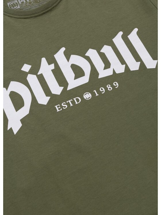 PITBULL PITBULL T-Shirt O'SIDE Zielony Regular Fit