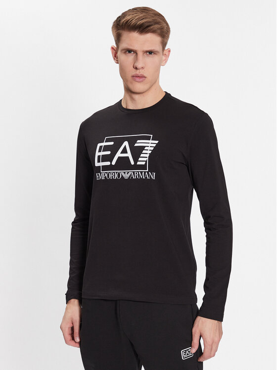 EA7 Emporio Armani EA7 Emporio Armani S dlhými rukávmi 3RPT64 PJ03Z 1200 Čierna Regular Fit