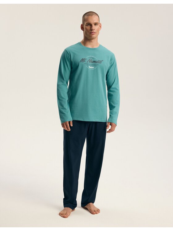 Henderson Henderson Pyžamo 45500 Zelená Regular Fit