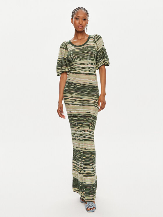Rochie tricotată Munthe Femei, Mărimea: 34, Verde, Overcast 242139024273