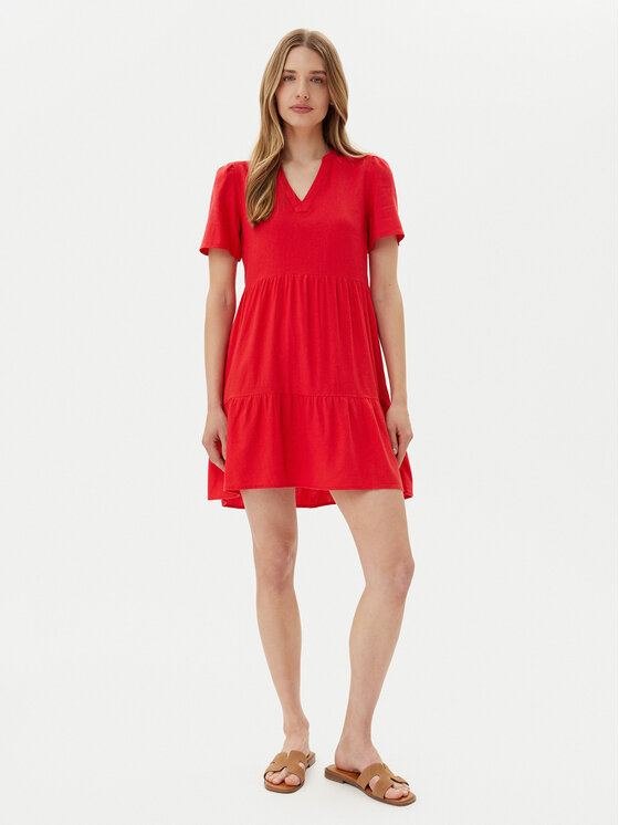 ONLY ONLY Vasaras kleita Tiri-Caro 15310970 Sarkans Regular Fit