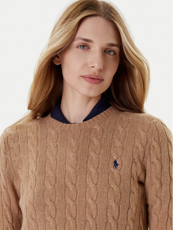 Polo Ralph Lauren Polo Ralph Lauren Megztinis 211971865002 Smėlio Slim Fit