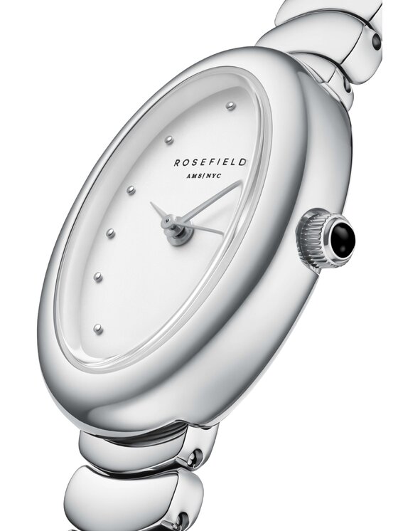 Rosefield Rosefield Zegarek Ovale Srebrny