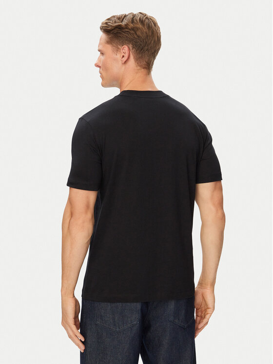 HUGO HUGO T-Shirt Daffilo 50568689 Czarny Regular Fit