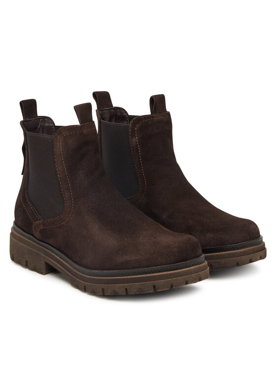 Tamaris Tamaris Kotníková obuv s elastickým prvkem 1-25407-45 Hnědá