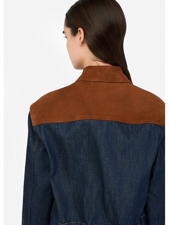 Liu Jo Liu Jo Giacca di jeans UF5084DS07377000 Celeste Regular Fit