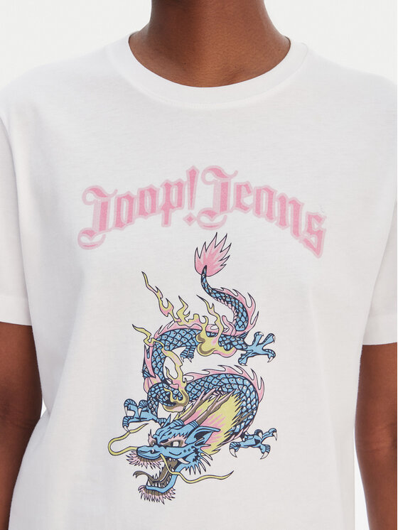 JOOP! Jeans JOOP! Jeans T-Shirt Trinessa 30102434 Λευκό Regular Fit