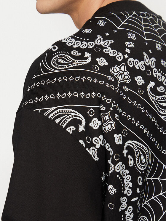 HUGO HUGO Majica dugih rukava Derumkek 50532094 Crna Relaxed Fit